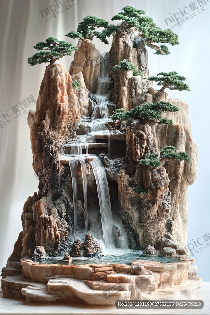 迎客松手工藝品
