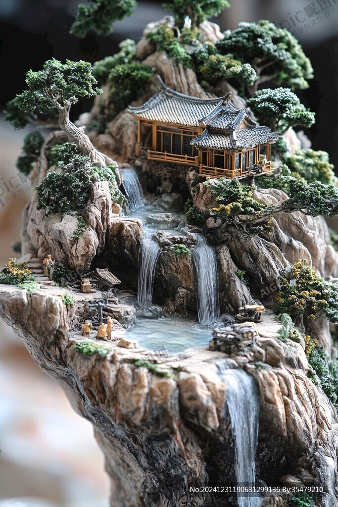 微縮江南風景