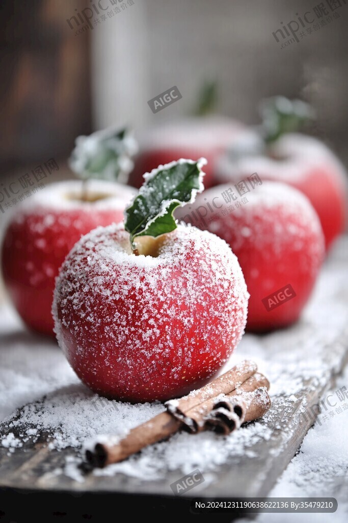 瑞雪蘋果素材