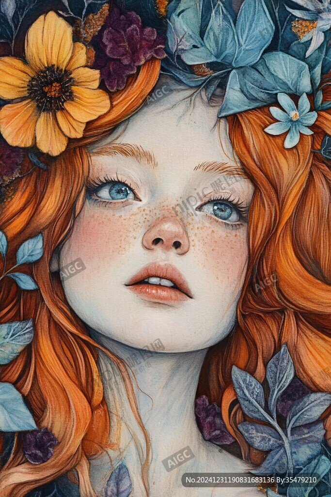 高級感女插畫