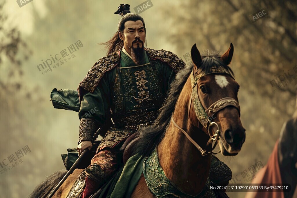 宋代武將像