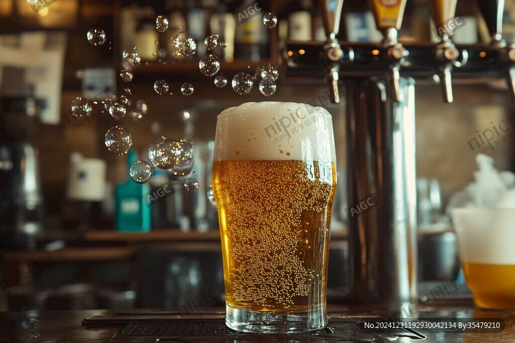 啤酒水花質(zhì)感特效
