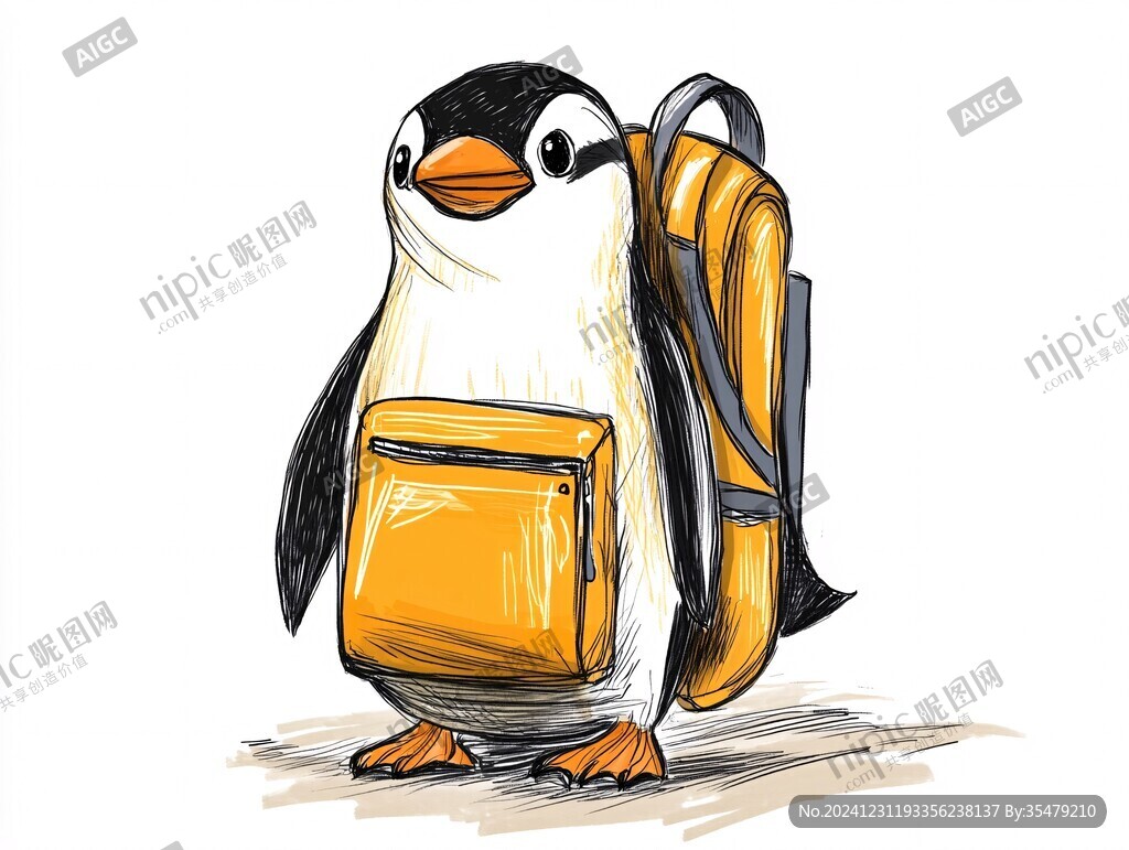 企鵝動物形象設計