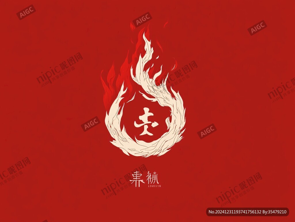 炎字logo
