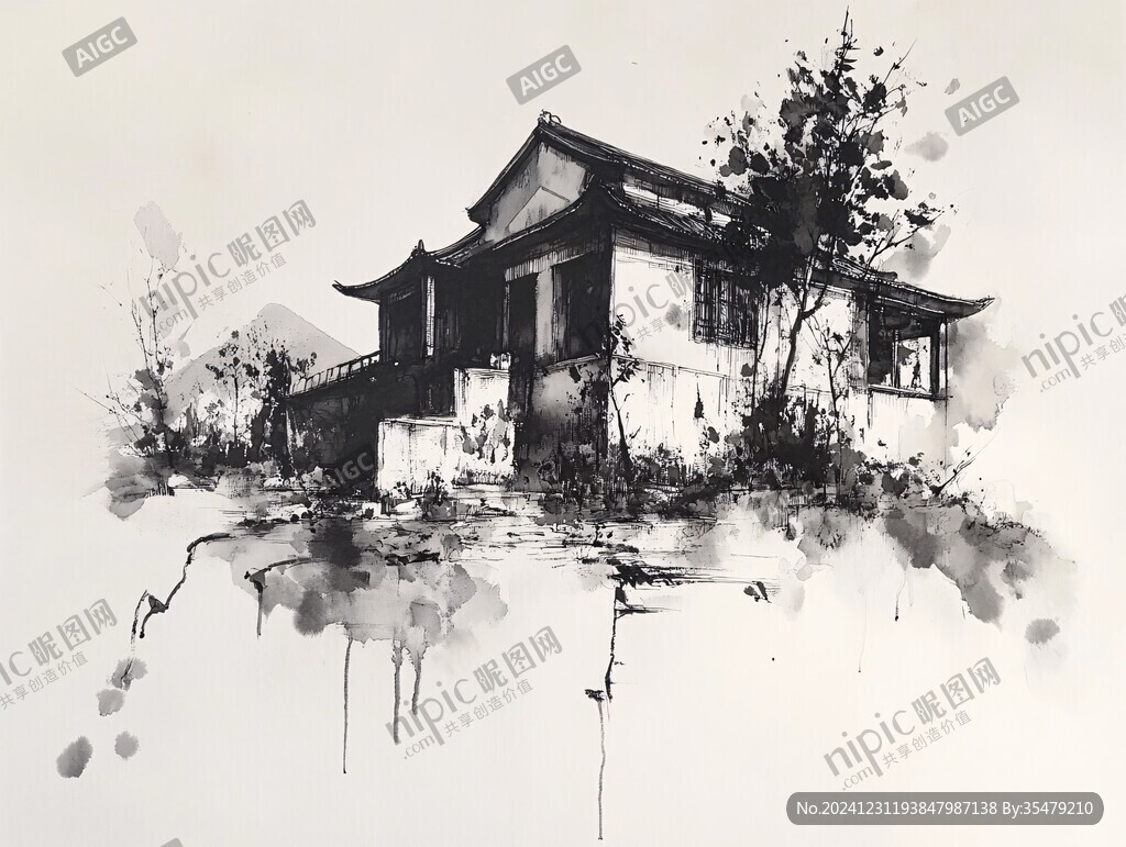 手繪煙雨樓