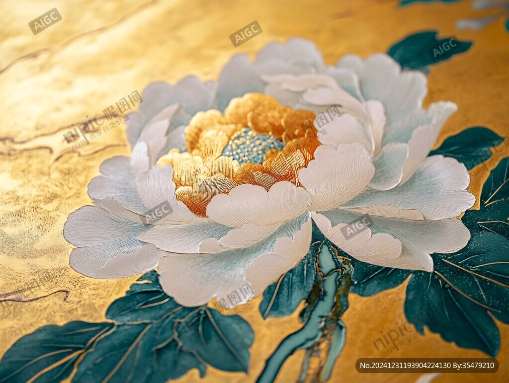 點翠花