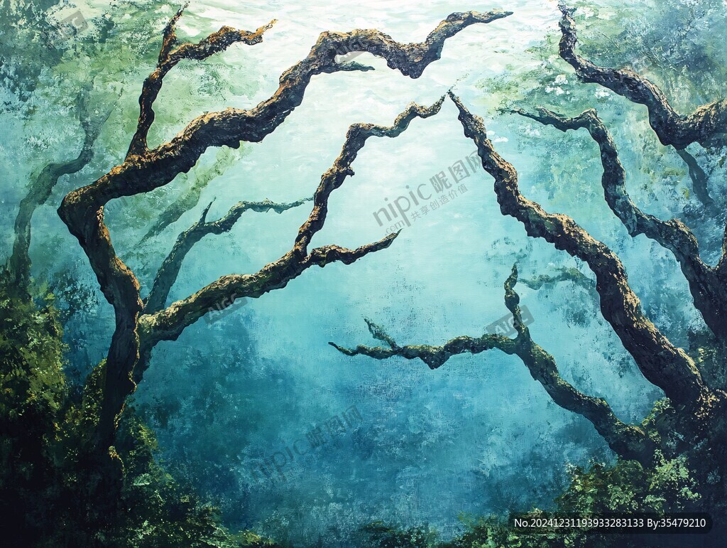 水下的樹木