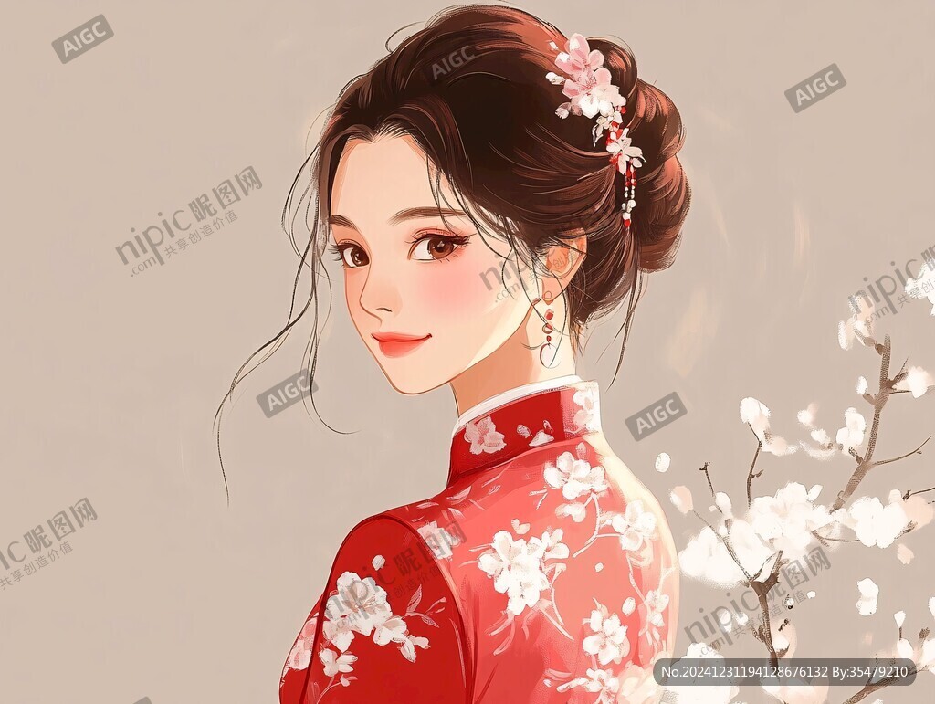 板繪人像