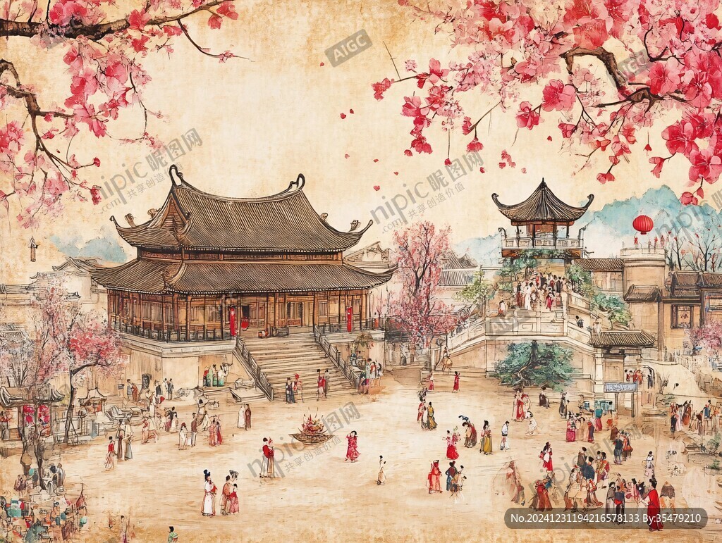 橫店插畫