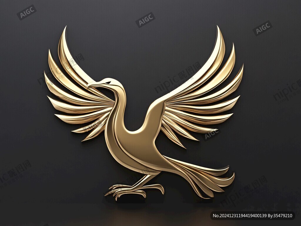 鳳凰金色logo