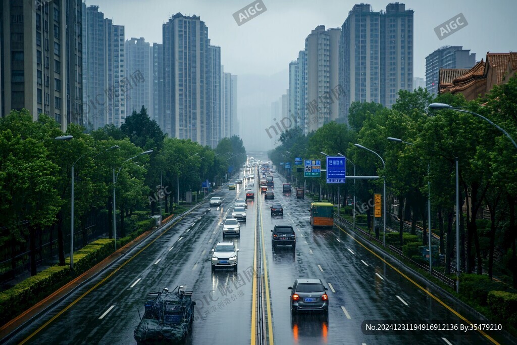 雨后馬路