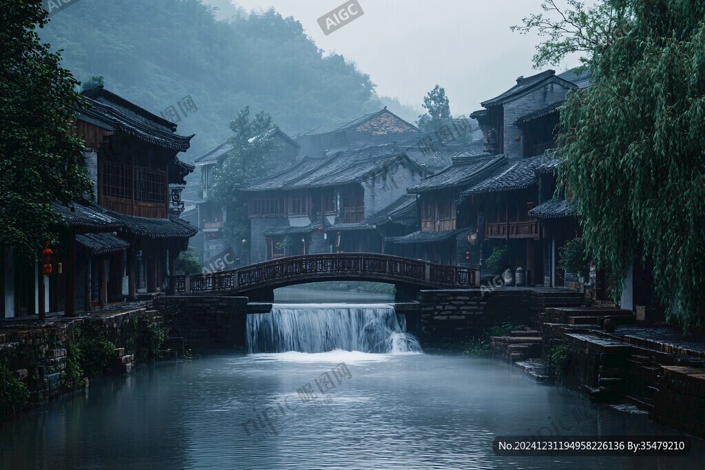 古鎮雨季