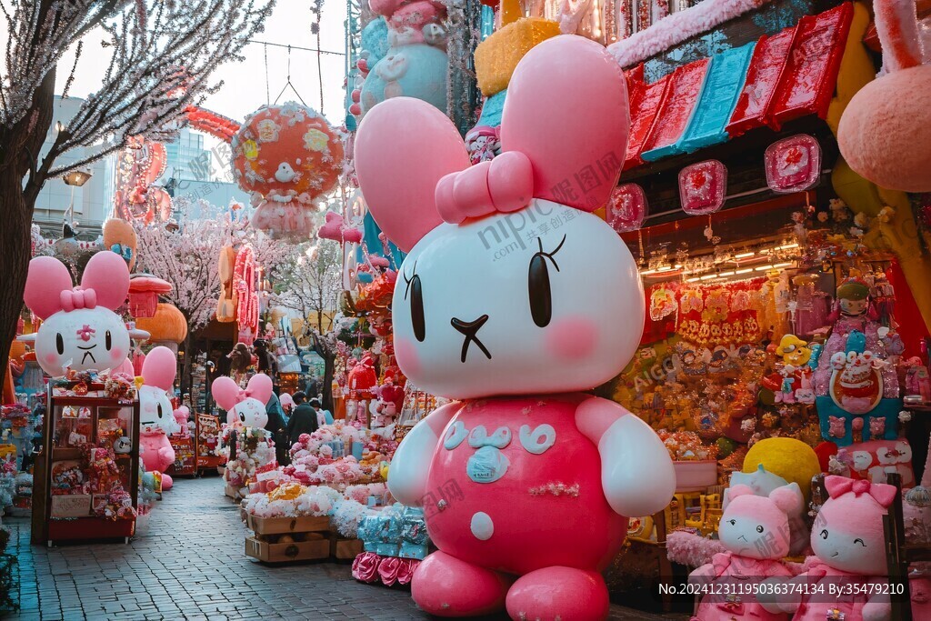 鼠年街頭堆景