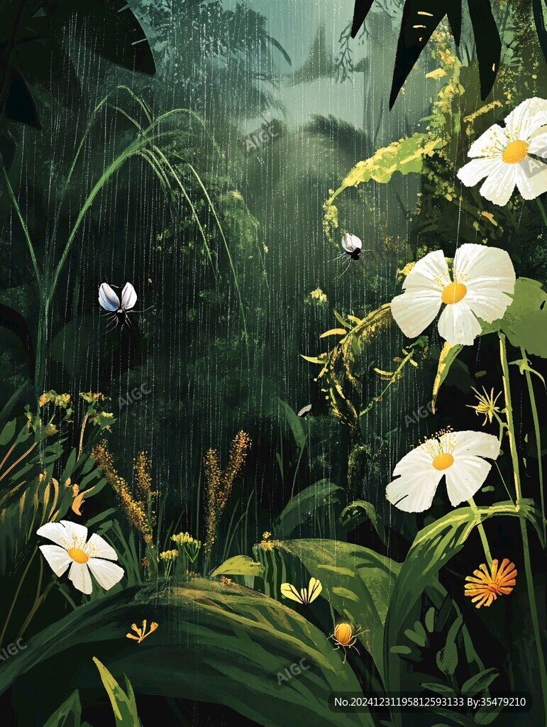 熱帶雨林插畫
