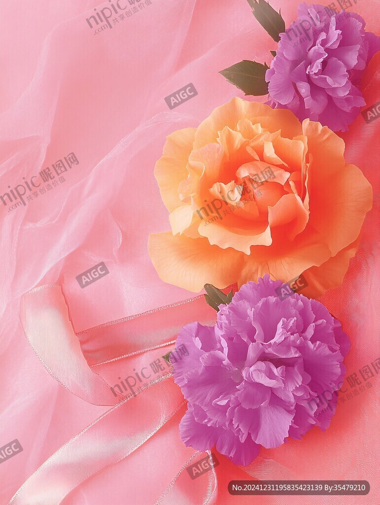 3d立體花卉牡丹