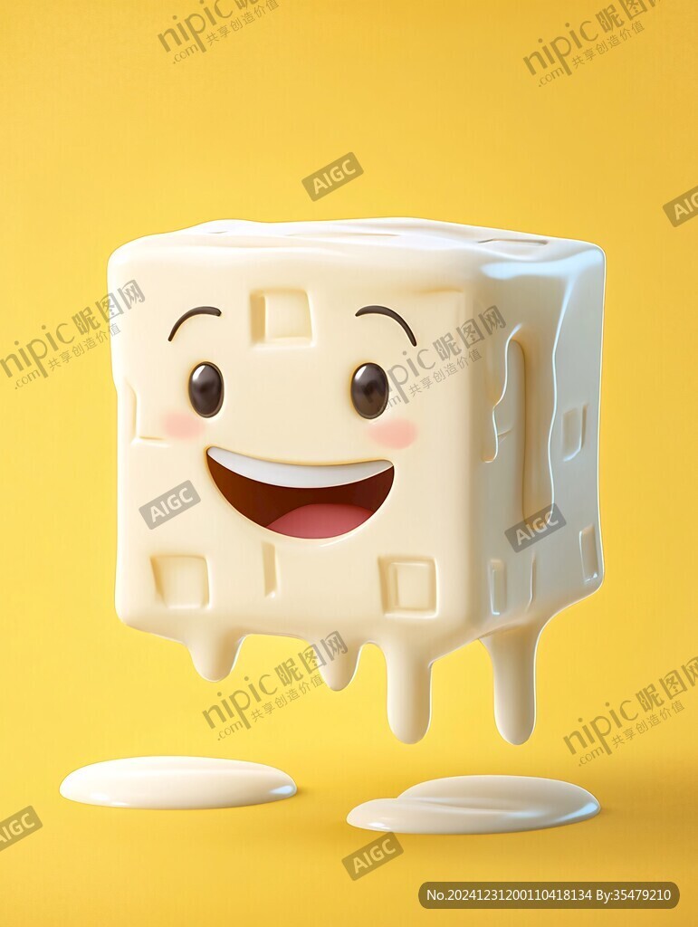 卡通豆腐