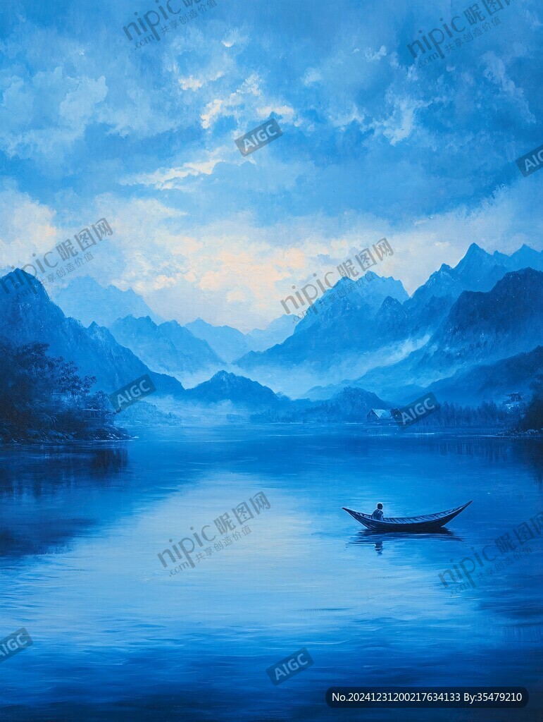 孤舟插畫