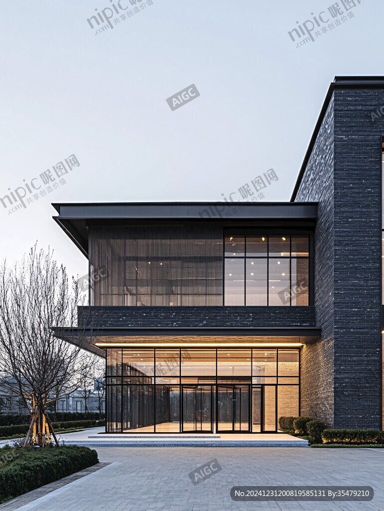 現(xiàn)代中式營(yíng)銷(xiāo)中心建筑