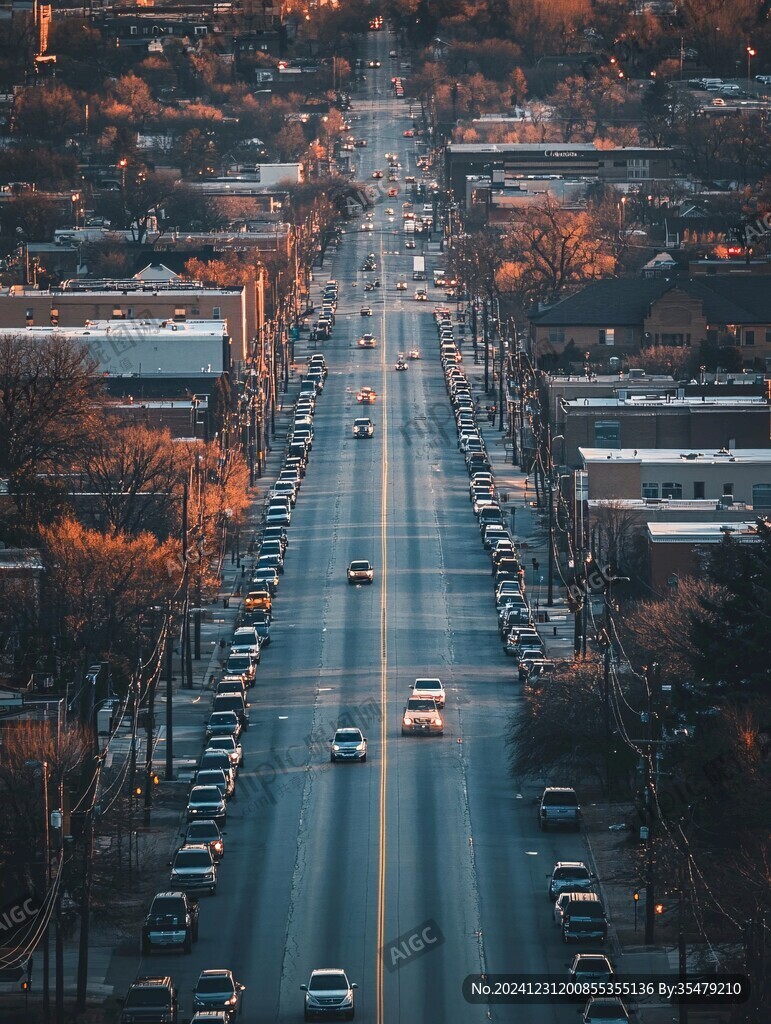 馬路俯拍