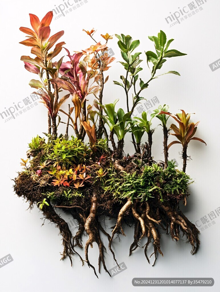 創(chuàng)意墻上植物