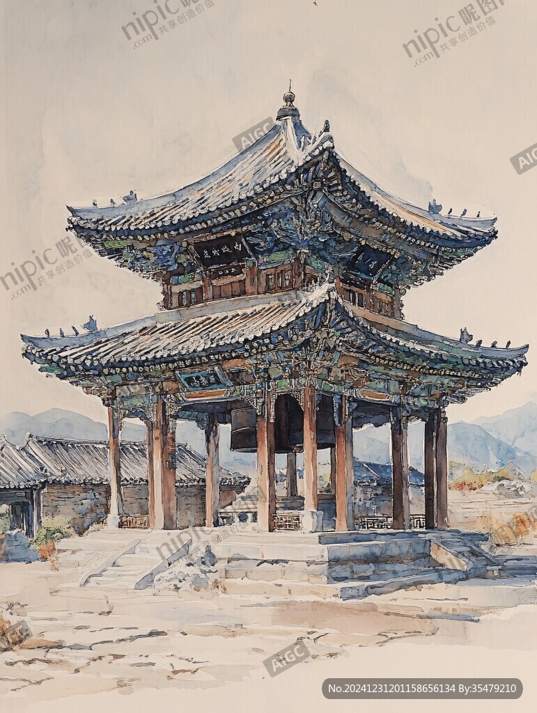 古亭水彩畫