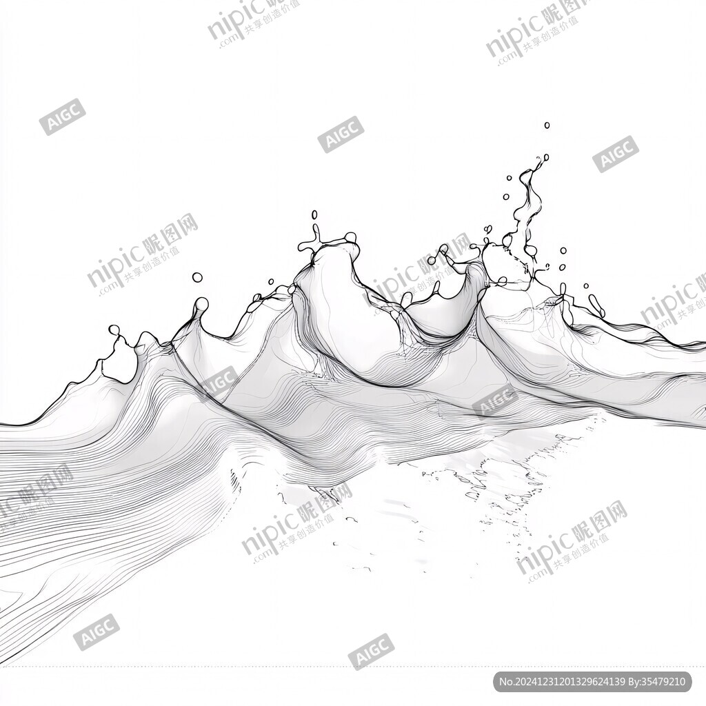 水花模板下載