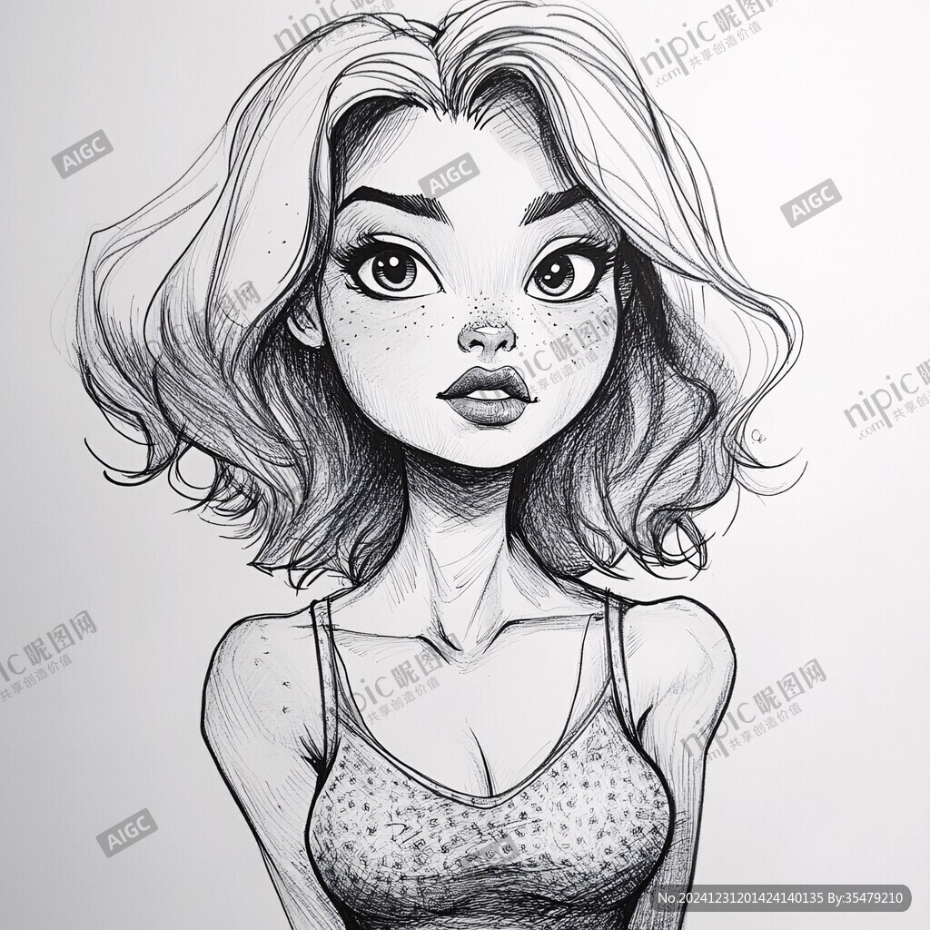 寫實(shí)人物插畫