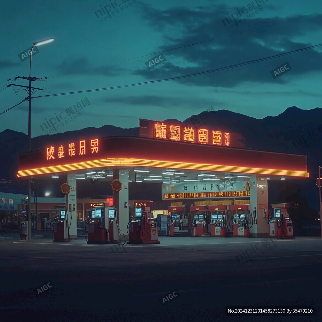 加油站高清