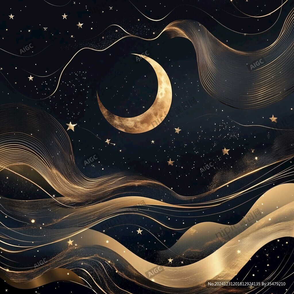星月河幻想插畫
