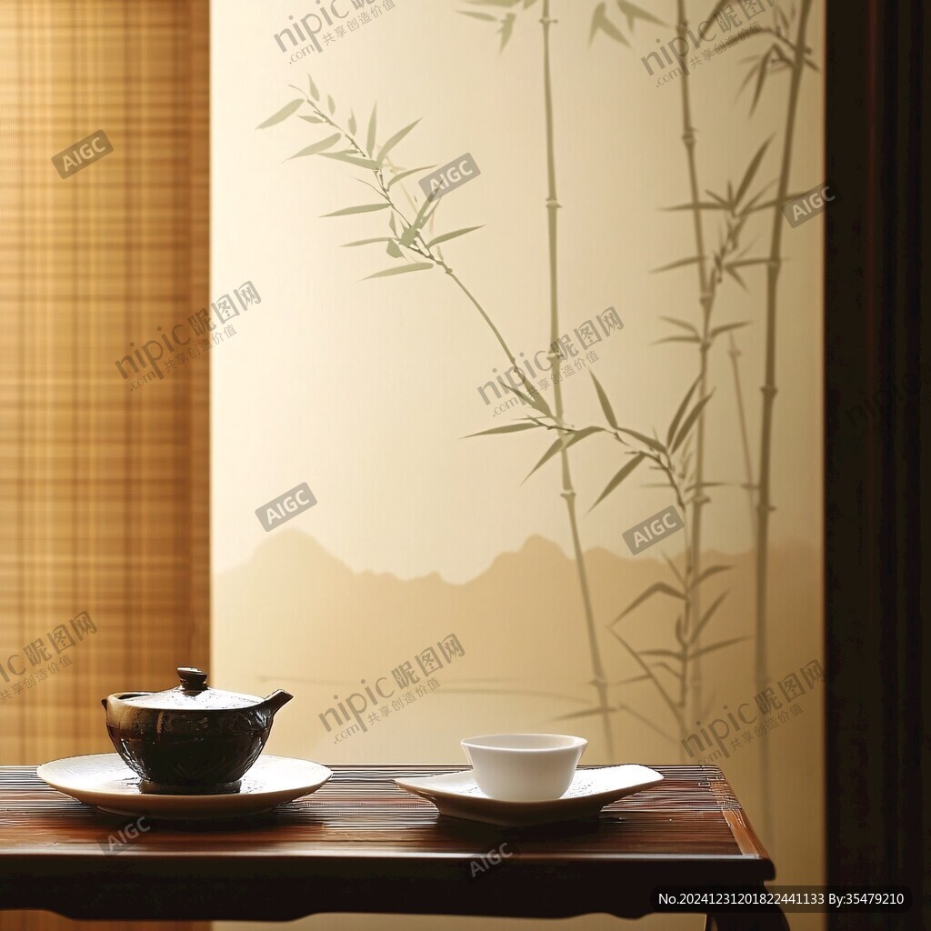 茶室背景圖