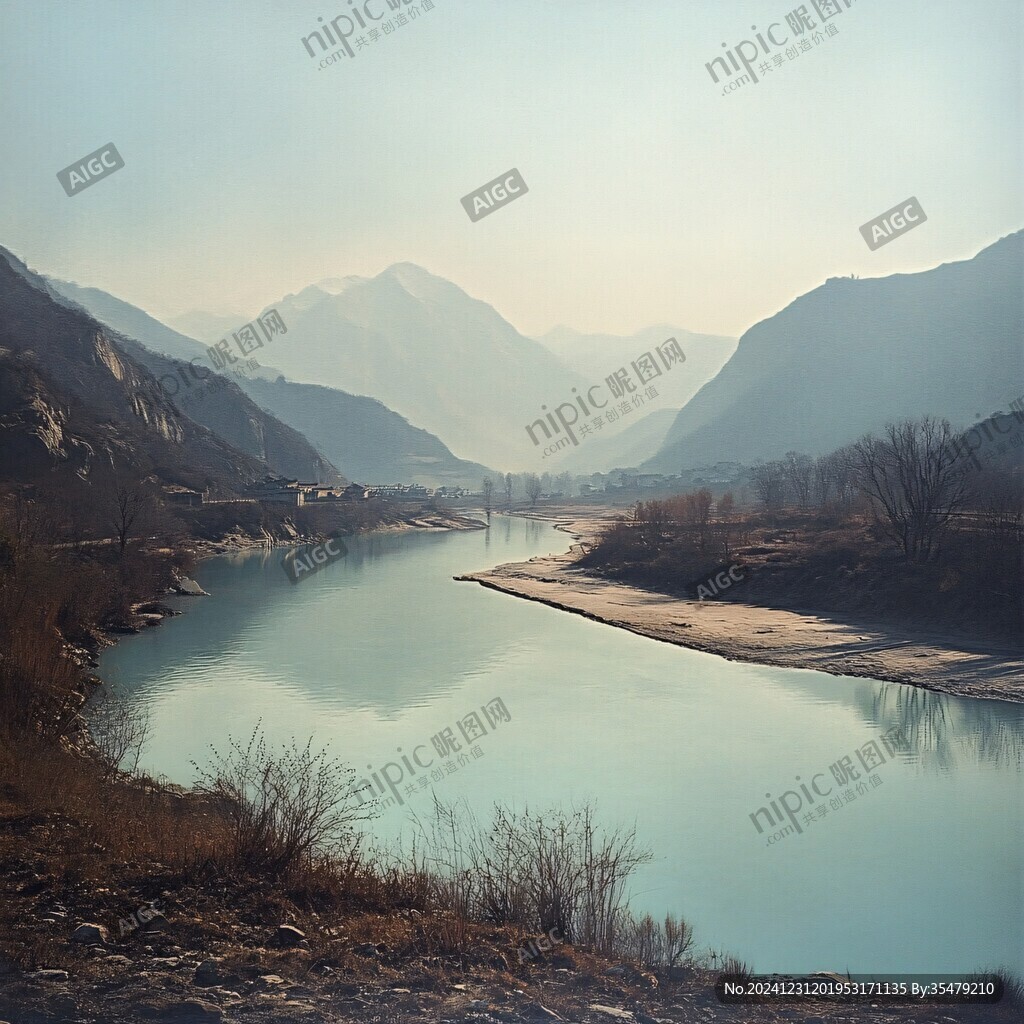 洮河早晨