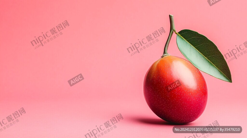 一個(gè)紅啤梨