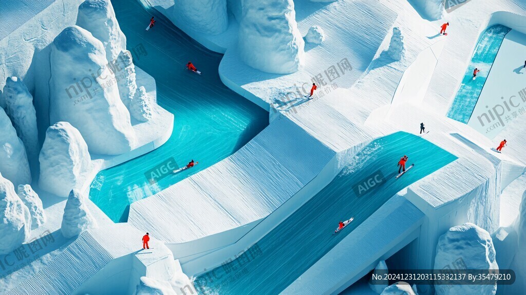 3d冰河地板化