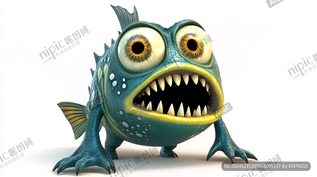 原創(chuàng)魚(yú)人卡通