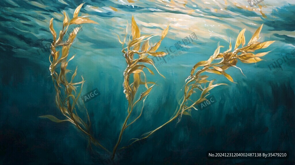 水草插畫