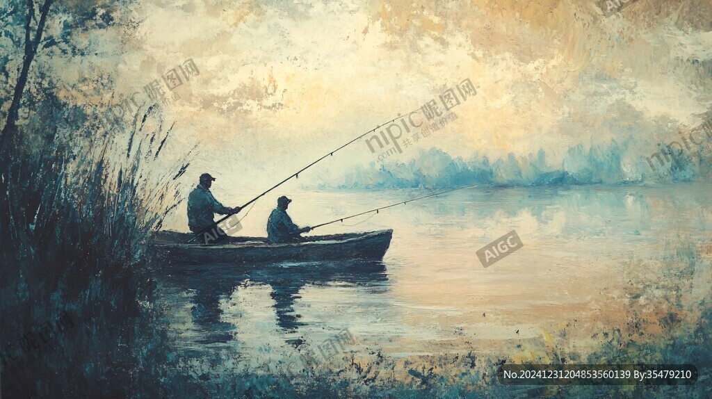 暖色釣魚