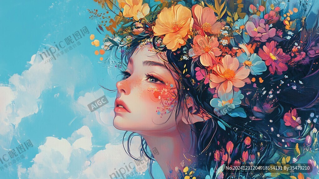 創(chuàng)意唯美女孩