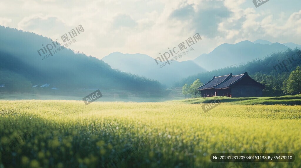 超寬幅田園景色