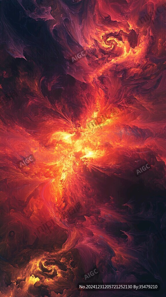 豪華大氣星云裝飾畫