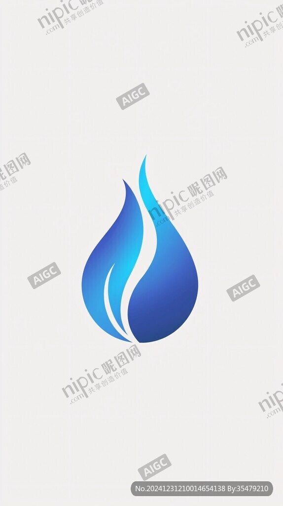 水滴火焰結合logo