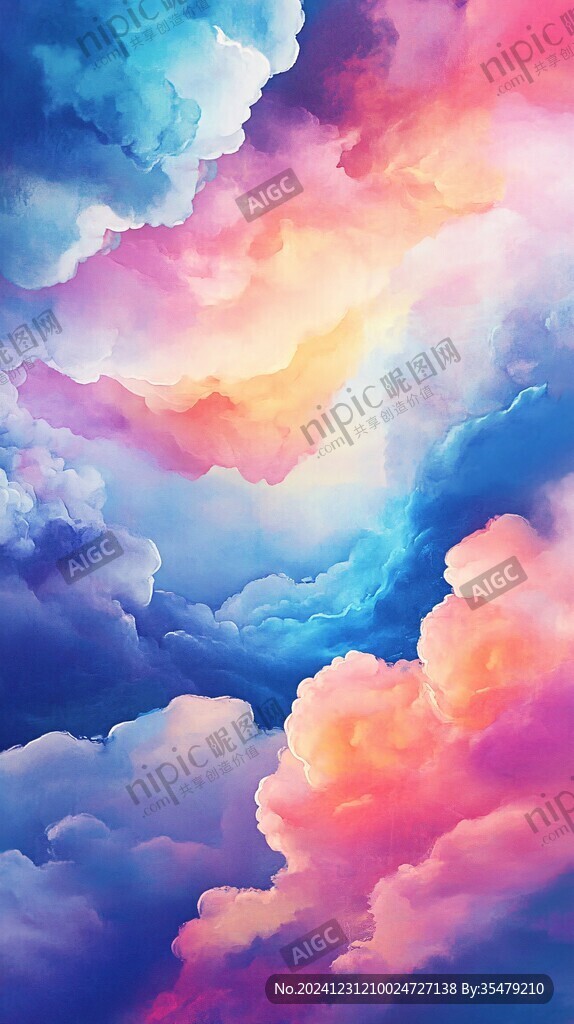 漸變風景云彩