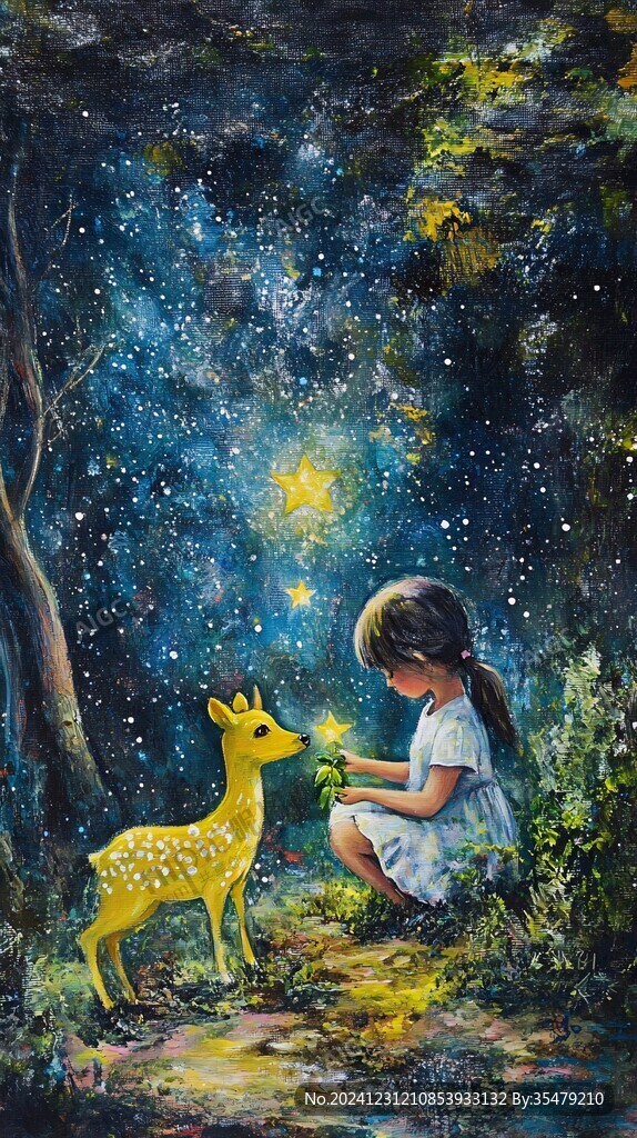 夢幻兒童插畫超治愈