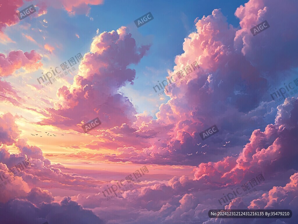 唯美云彩風(fēng)景畫