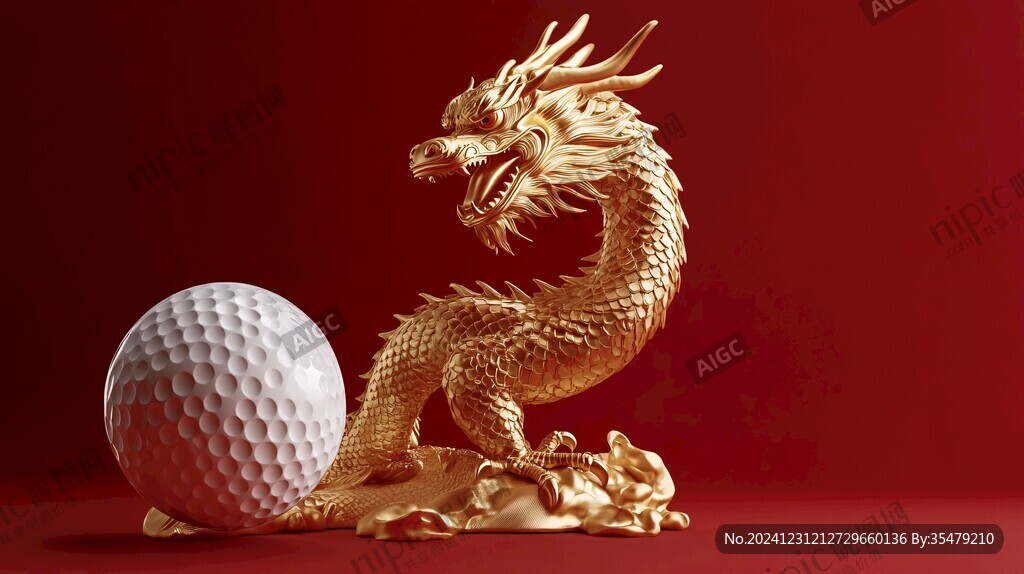 金龍雕球