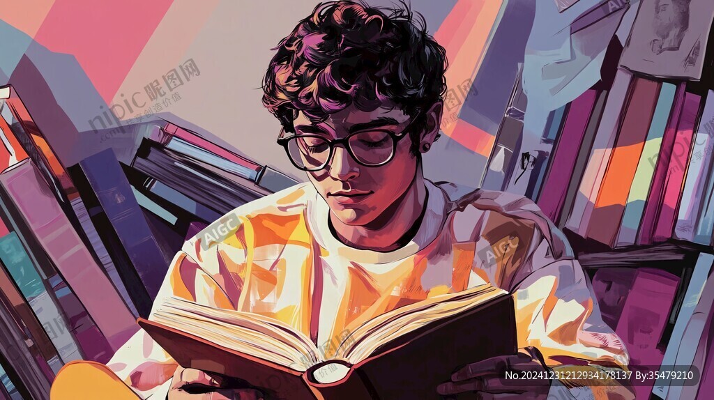 讀書的少年