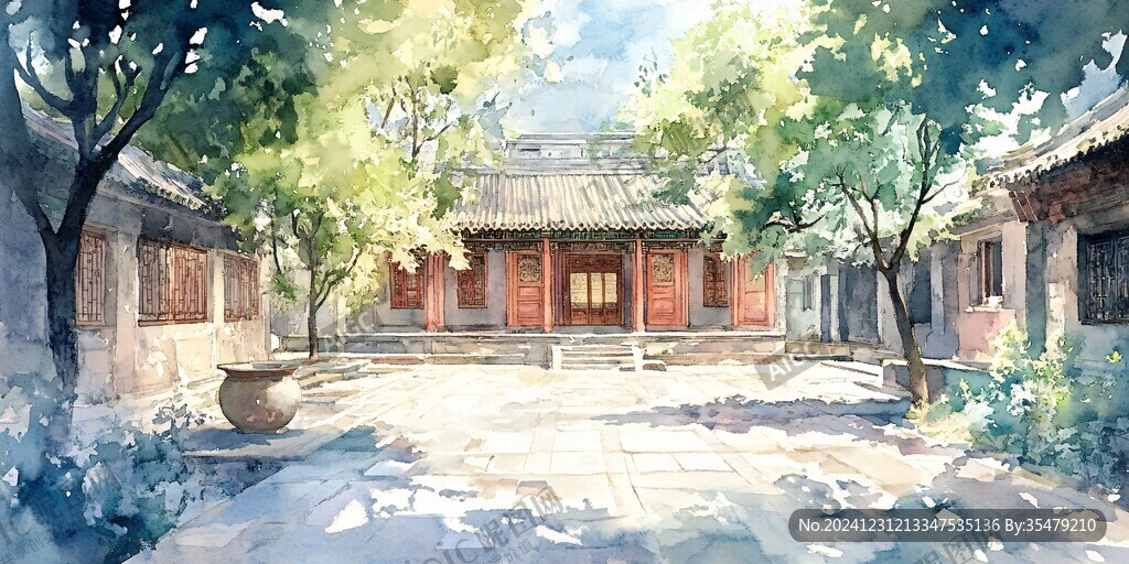 恭王府插畫