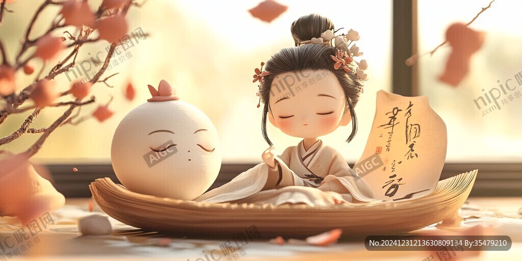 吃湯圓的娃娃