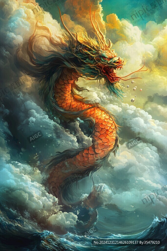 高清唯美雙龍戲珠