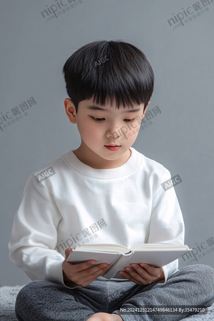 讀書的男孩