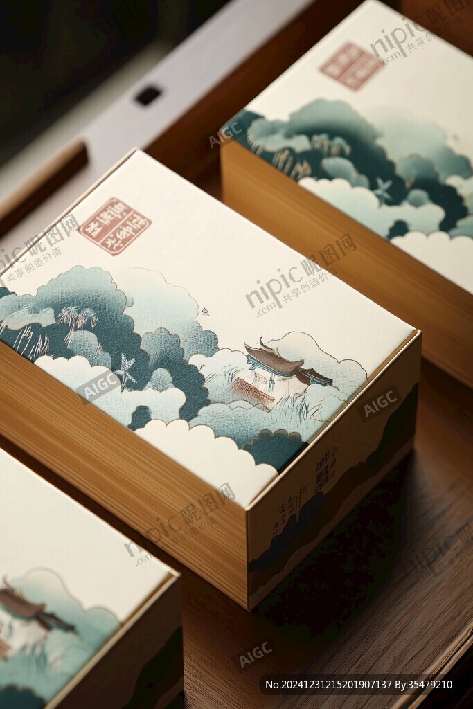 茶葉插畫禮盒